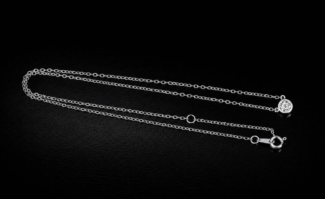 0.5ct　ソリティアネックレス