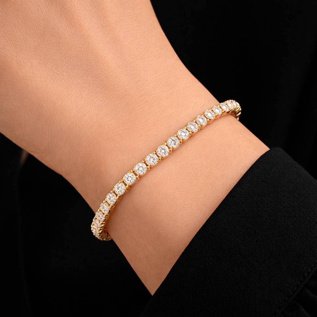 テニスブレスレット 2.1mm　シルバ−９２５