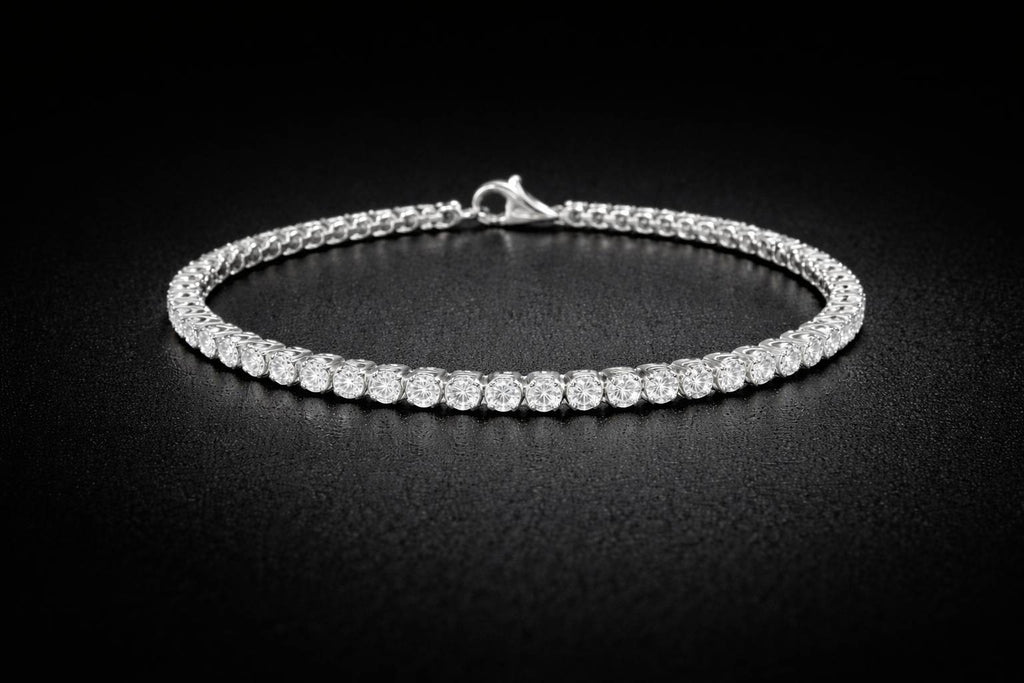 テニスブレスレット 2.1mm　シルバ−９２５