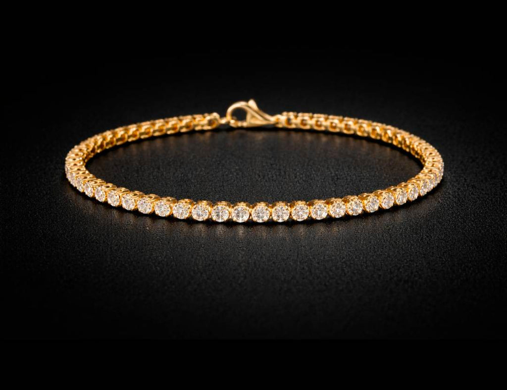 テニスブレスレット 2.1mm　シルバ−９２５