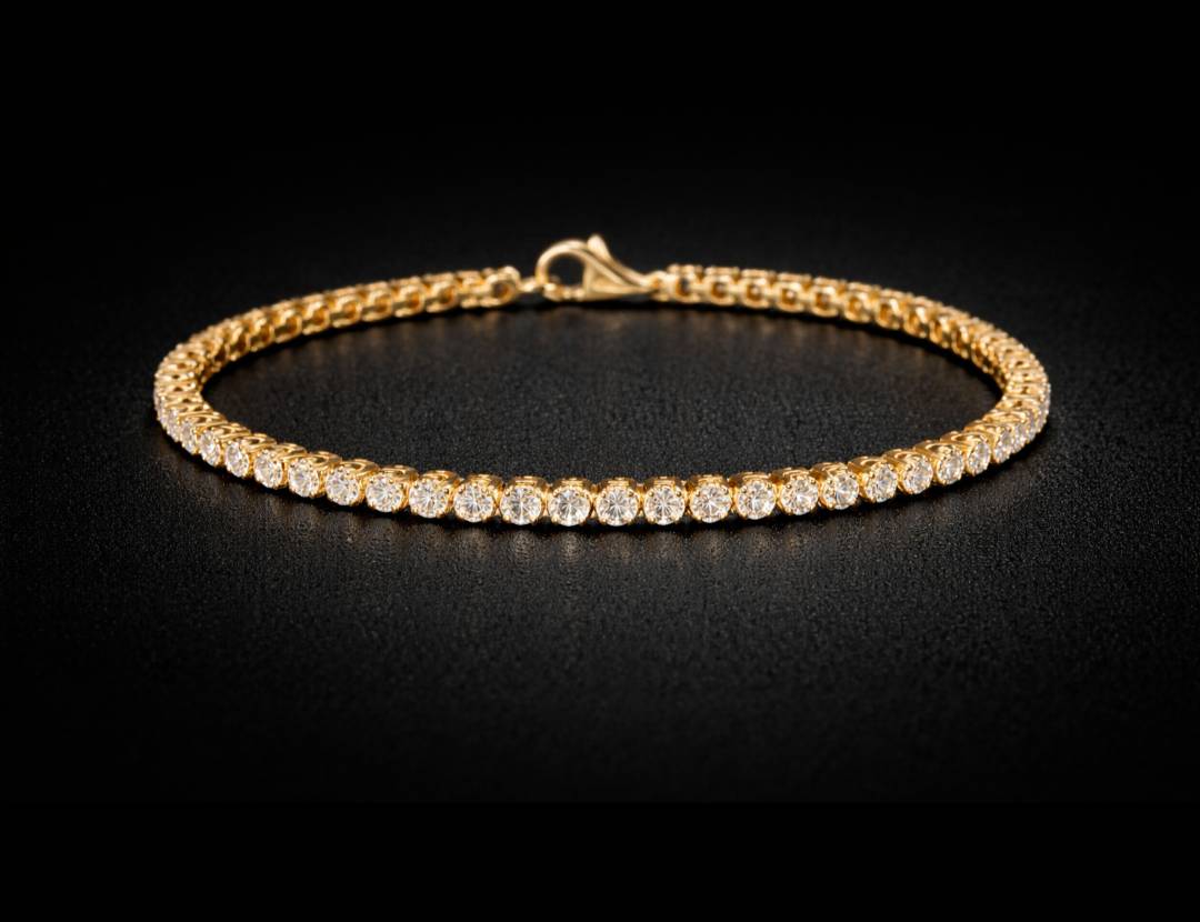 テニスブレスレット 2.1mm　シルバ−９２５