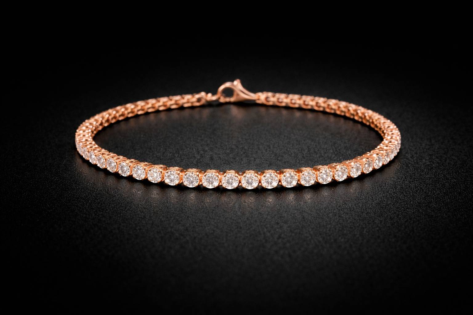 テニスブレスレット 2.1mm　シルバ−９２５